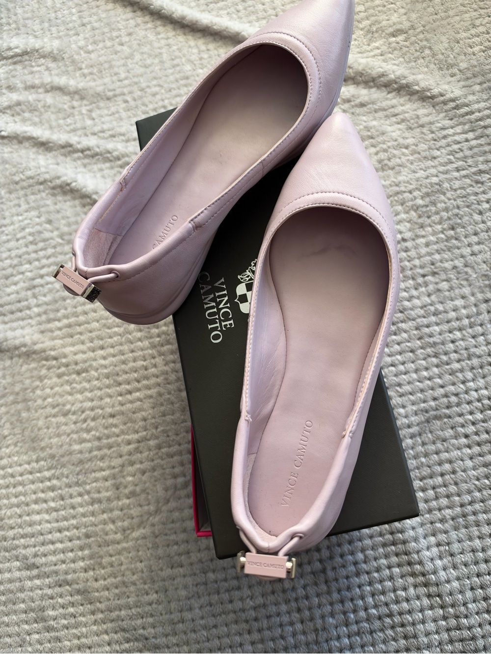 Vince Camuto Pastel Lavender Pointed Toe Ballet Flats
